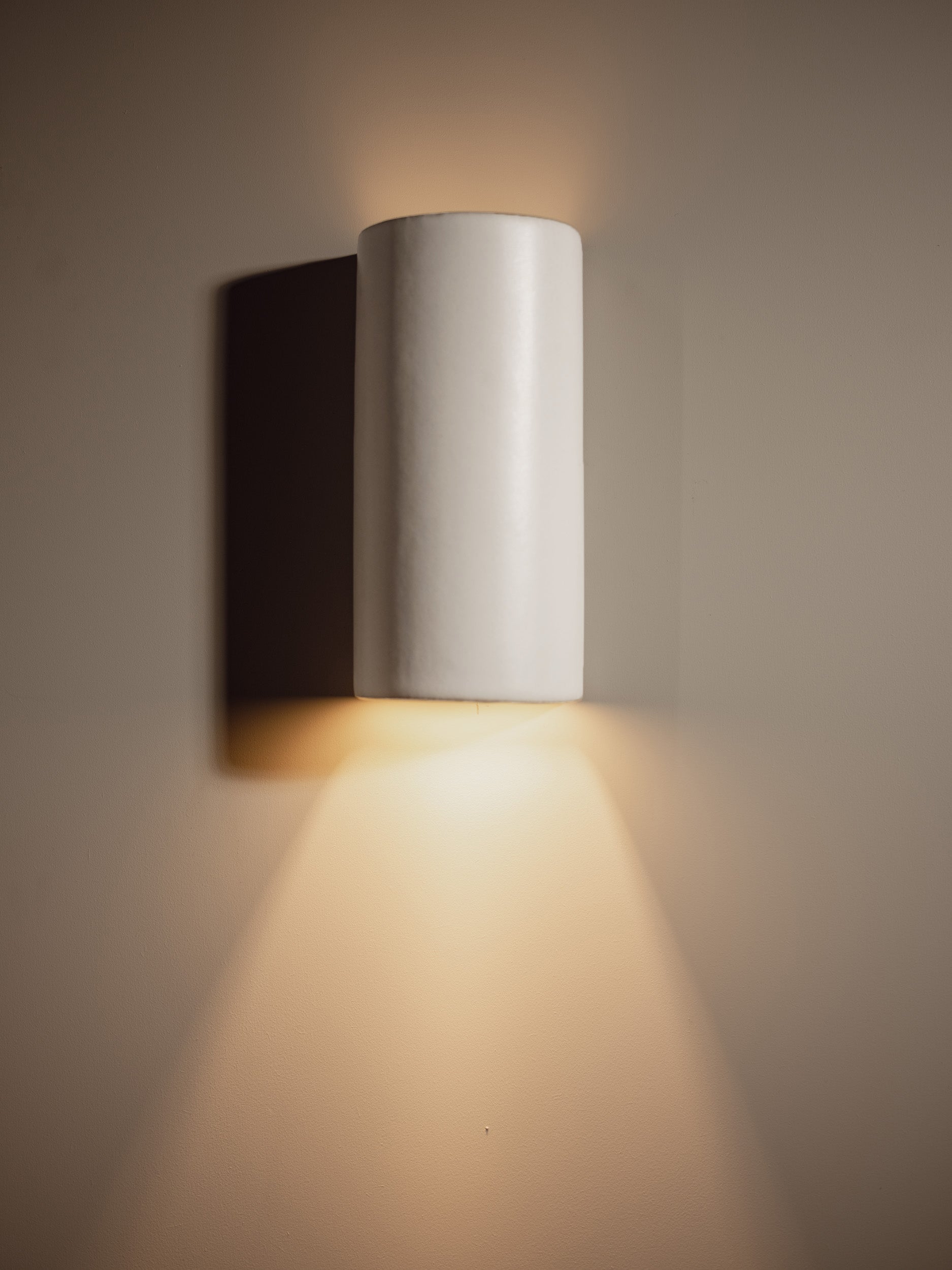 Interior Handmade Ceramic Wall Light - Dawn | Short or Tall