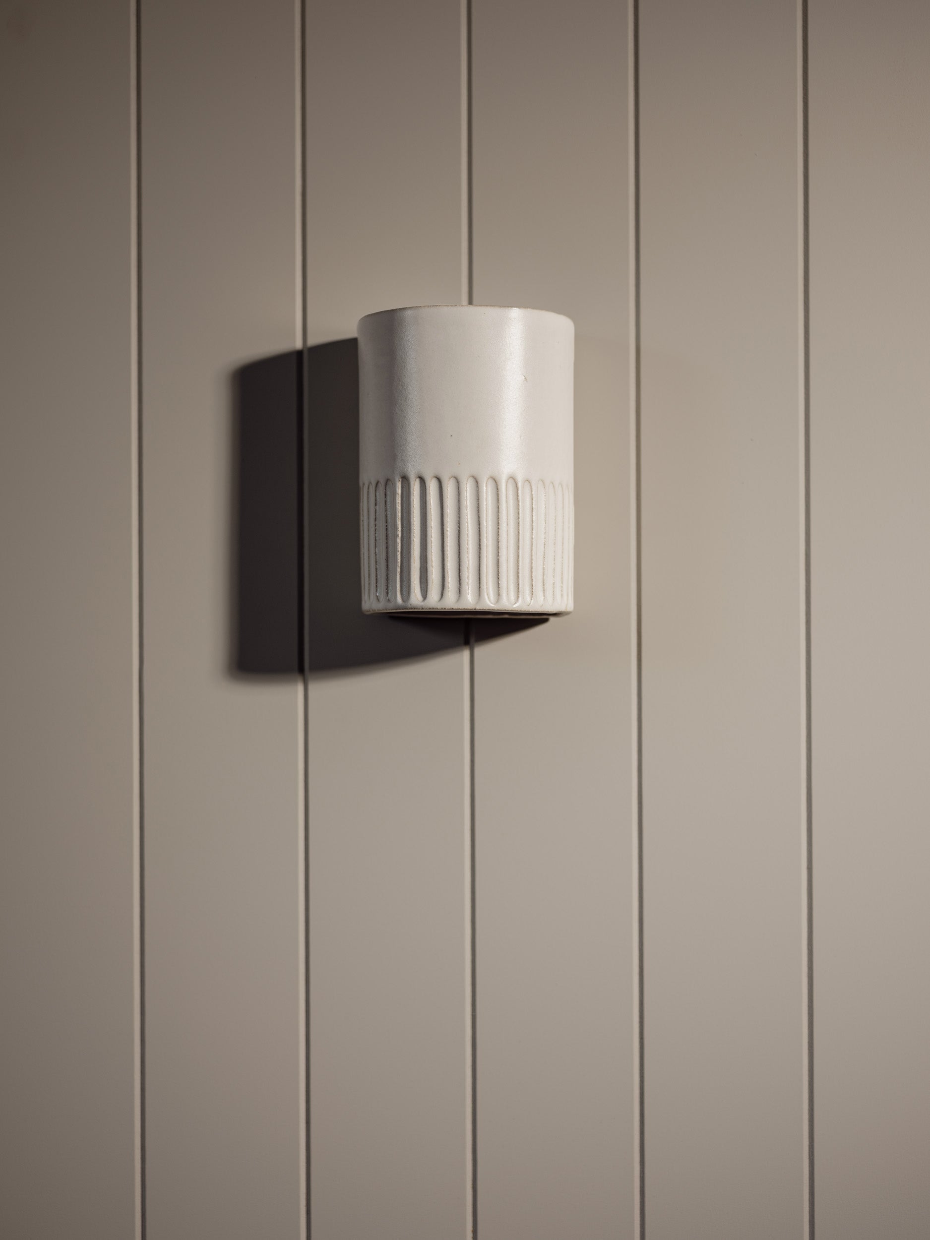 Exterior Handmade Ceramic Wall Light - Day