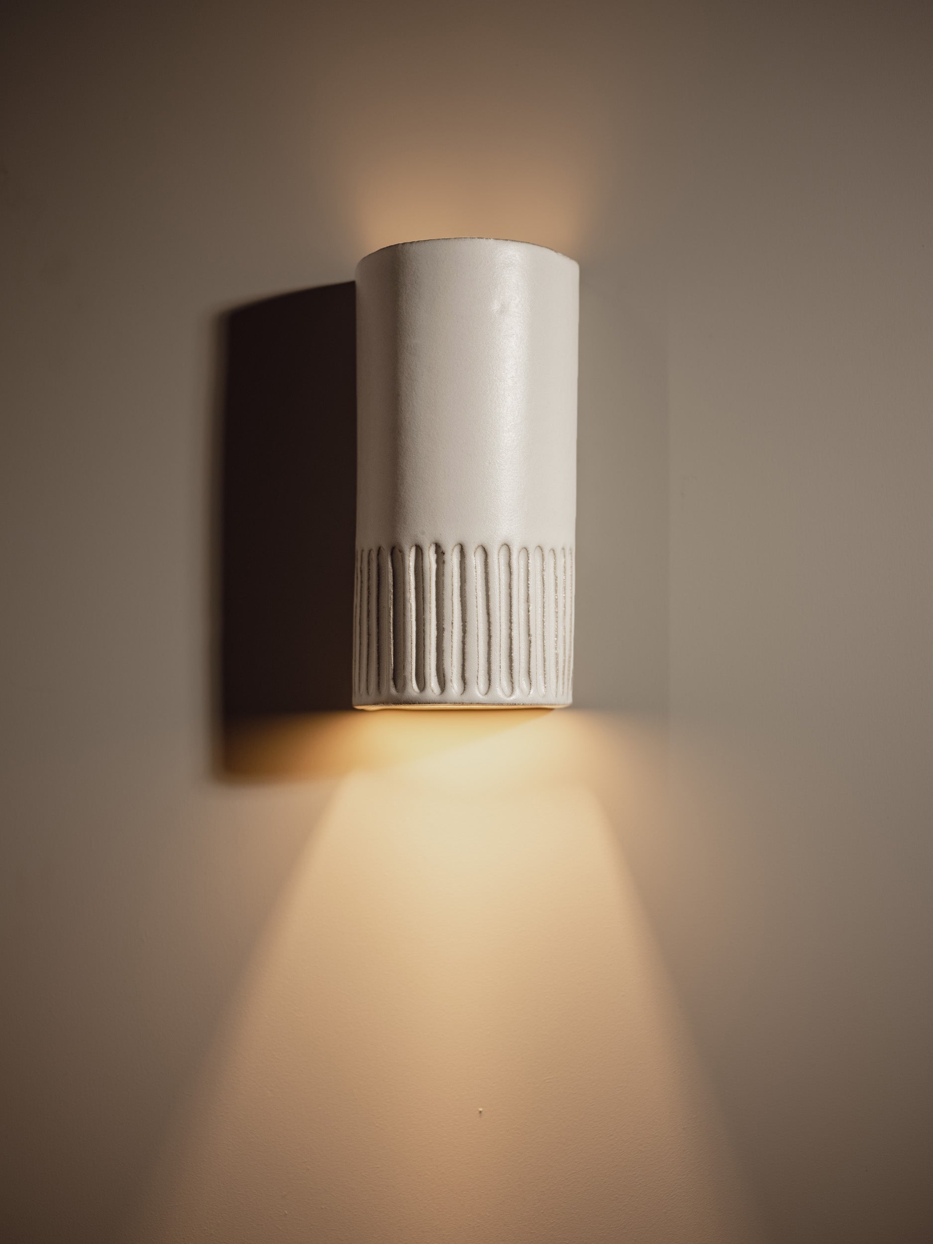 Interior Handmade Ceramic Wall Light - Day | Short or Tall