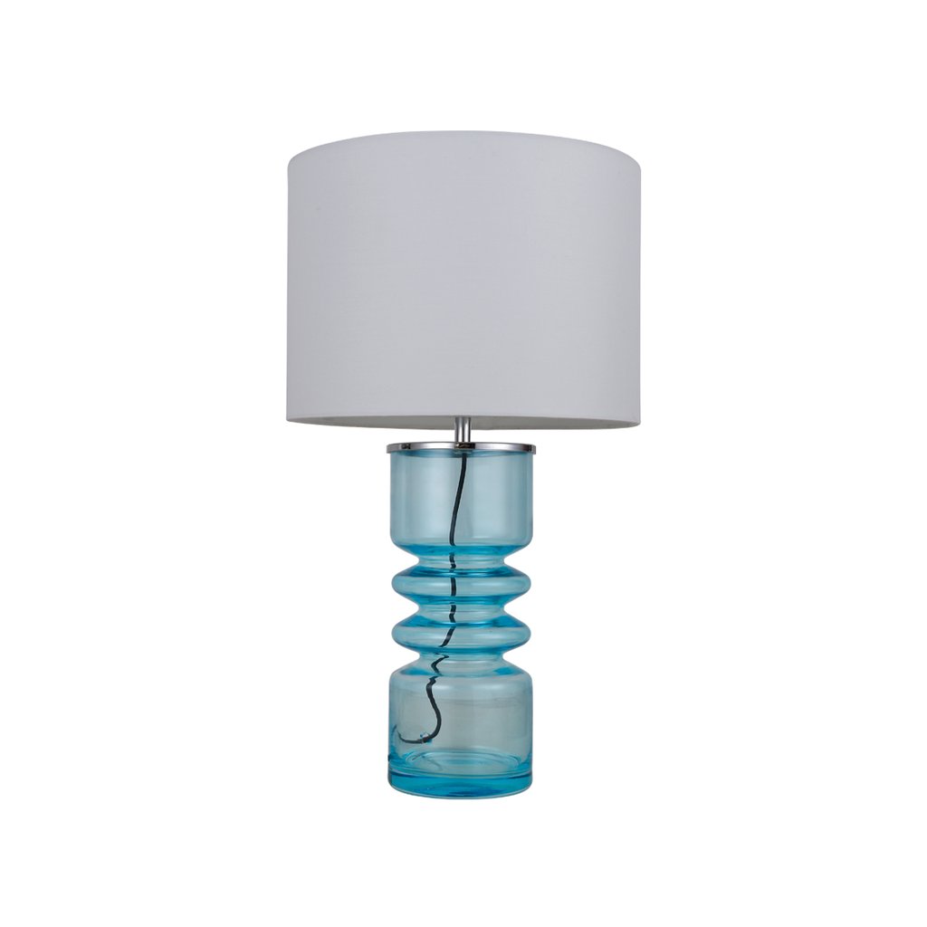 Glass Lamp | Aqua or Green