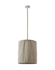 Natural Linen Pendant Light - Small or Large