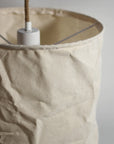 Natural Linen Pendant Light - Small or Large