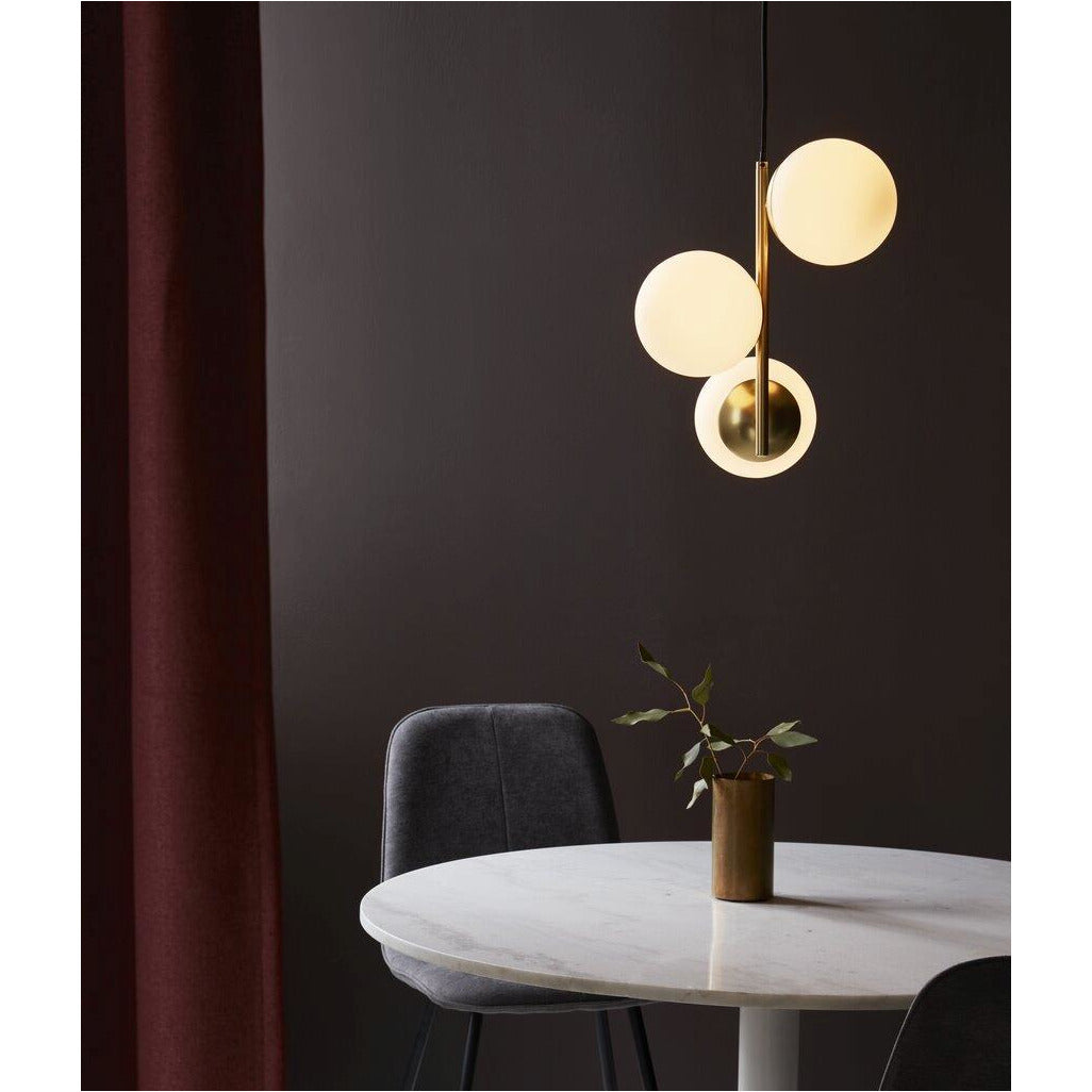 The Ward Opaque Pendant | Brass or Black