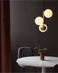 The Ward Opaque Pendant | Brass or Black