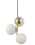 The Ward Opaque Pendant | Brass or Black