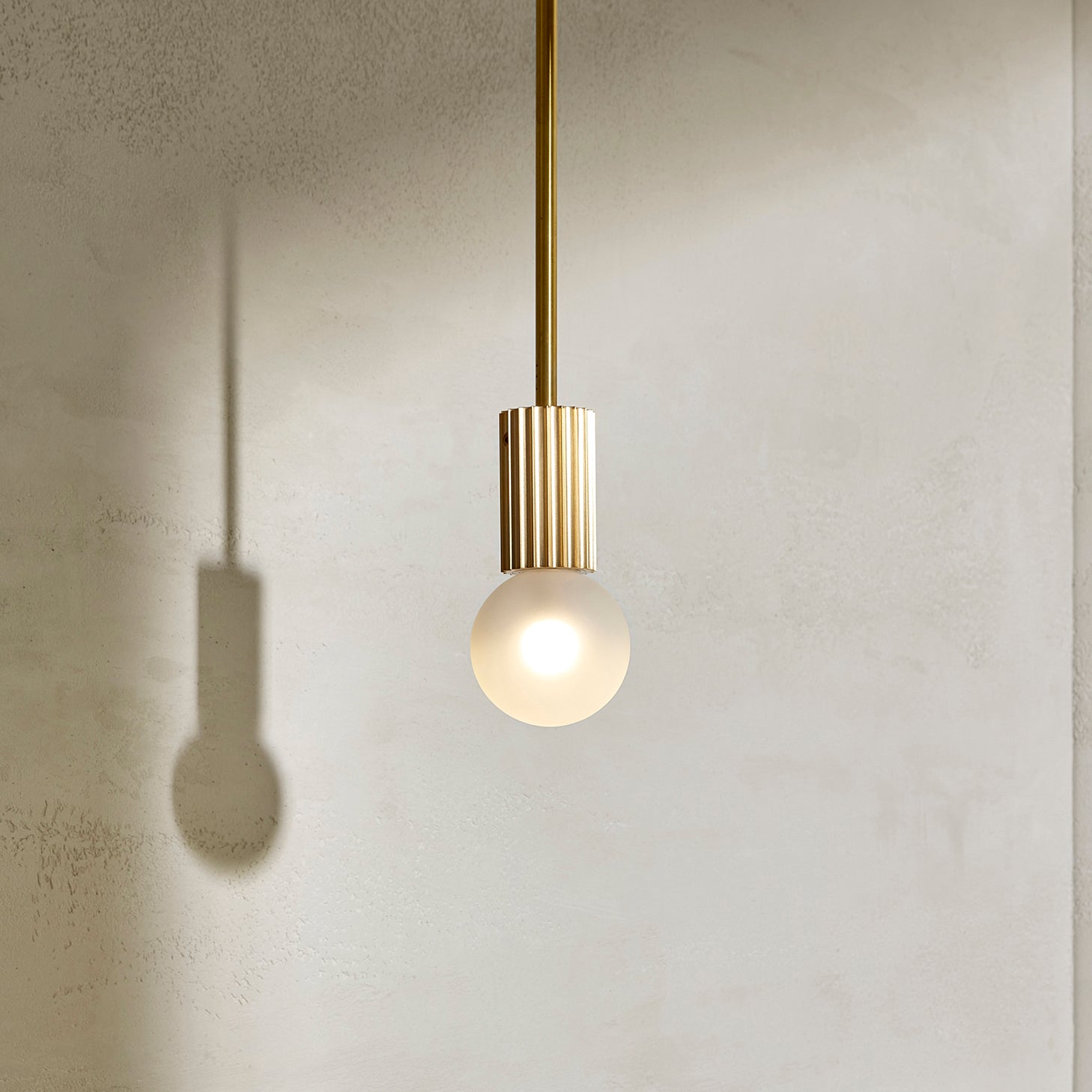 Large square pendant light top