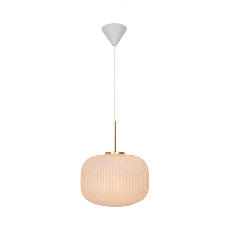 Milly 30 Pendant | White or Brass