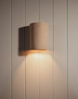 Exterior Handmade Raw Ceramic Wall Light - Nudie