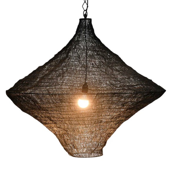 Mesh Ceiling Pendant | Brass or Black