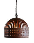 Woven Iron Pendant | Antique Black, Rust or Antique White