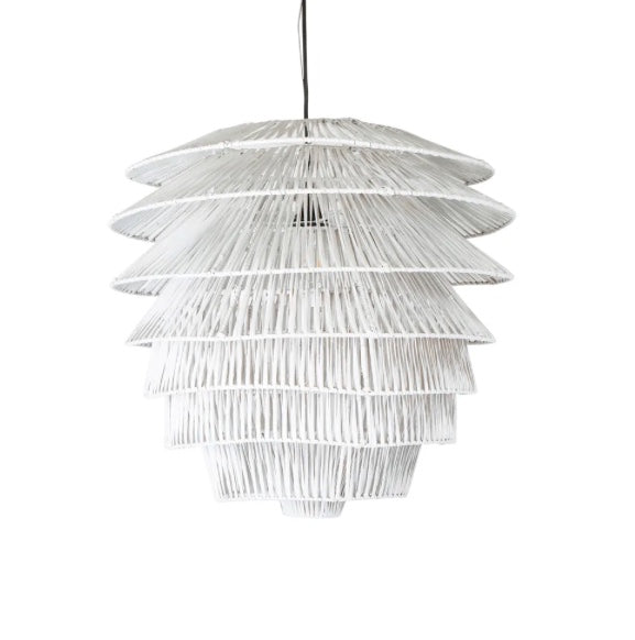 Sabina Tiered Pendant | White, Natural or Black