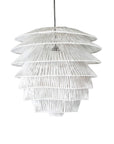 Sabina Tiered Pendant | White, Natural or Black