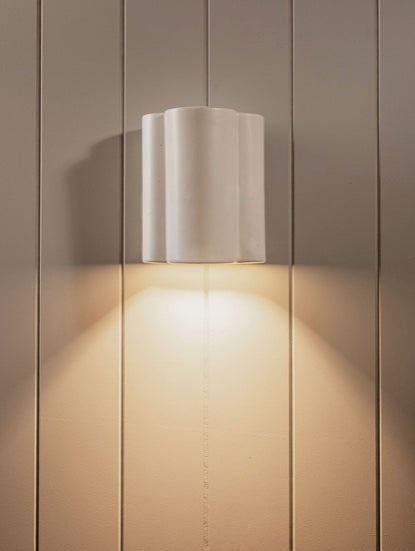 Interior and Exterior Cloud | Ceramic Wall Light