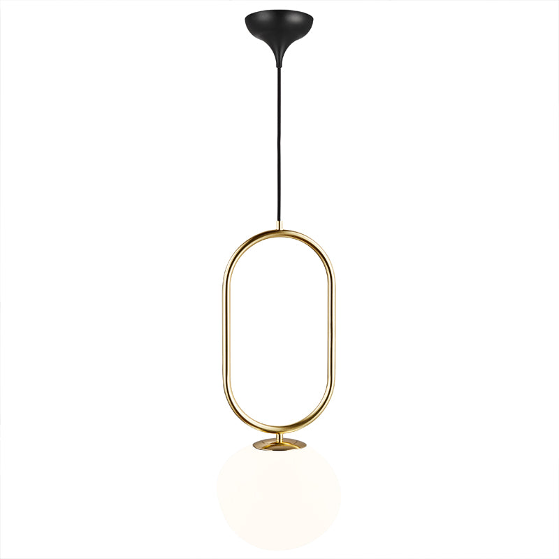 Shana Pendant Glass/Brass