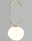 Shana Pendant Glass/Brass