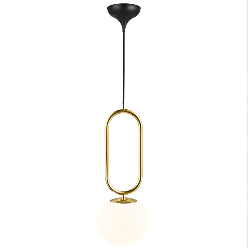 Shana Pendant Glass/Brass