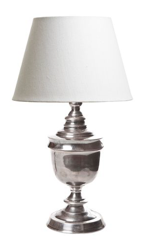 Antique Silver Table Lamp