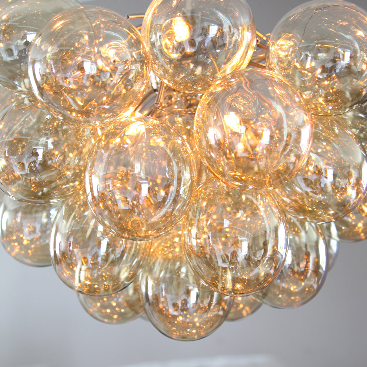 Glass Ball Chandelier