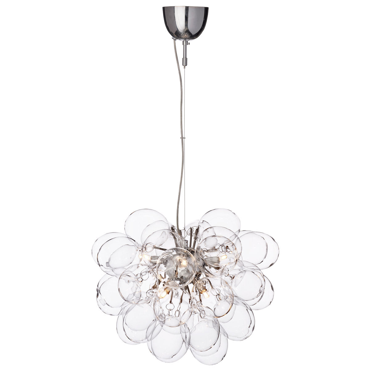 Glass Ball Chandelier